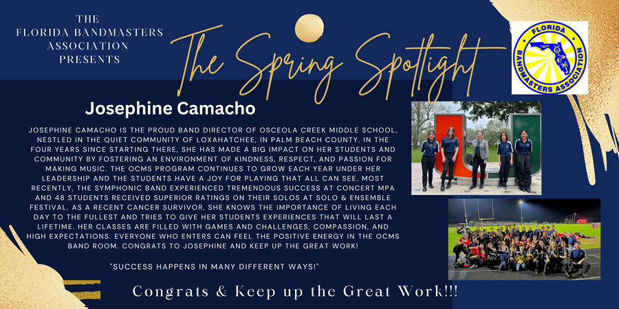 Spring Spotlight image, text also listed below....