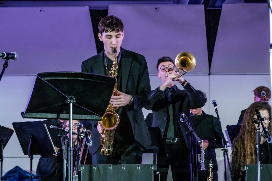 Photo: Jazz Band Saxophone and Trombone