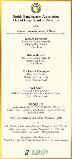 Image of the Printed Invitation to this event. Text is the same as on the web page.